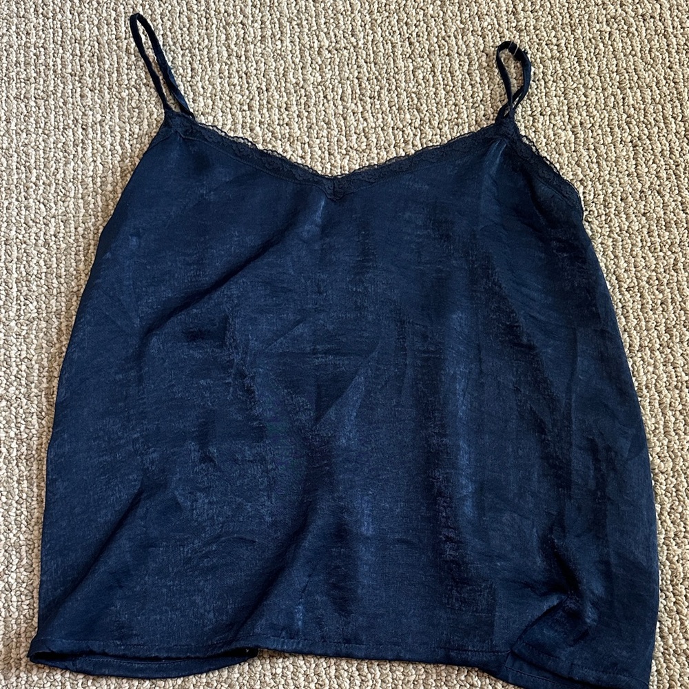 Hollister Black Lace-Trim Camisole